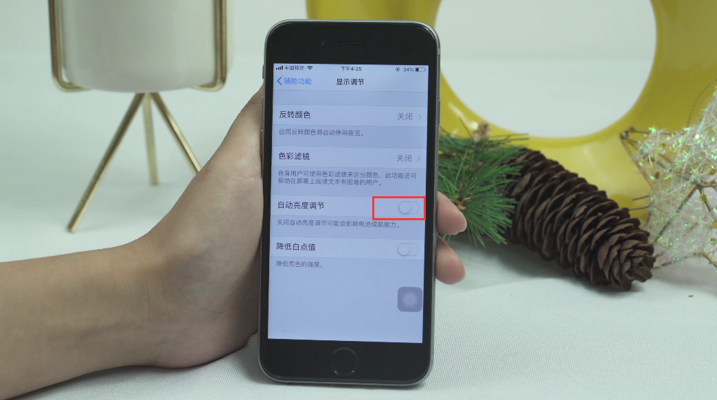 苹果屏幕亮度自动调节怎么关(4)