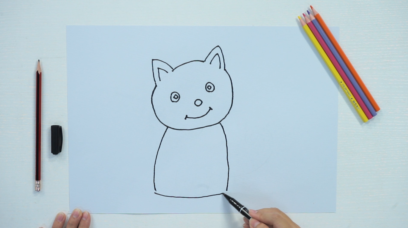 猫咪简笔画(3)