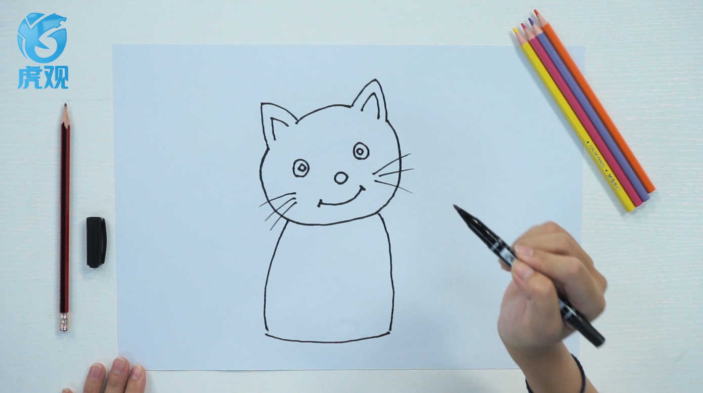 猫咪简笔画(4)