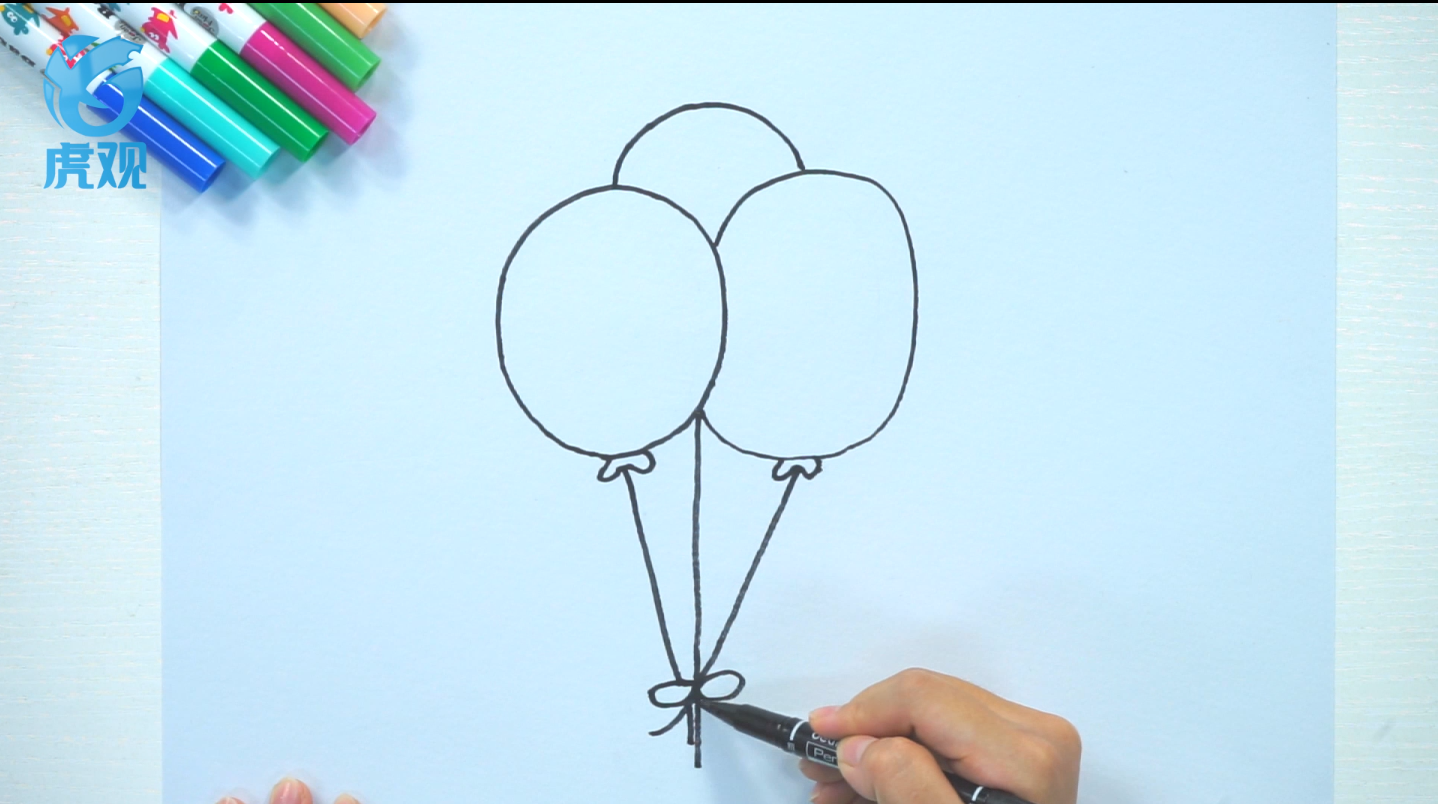气球简笔画(3)